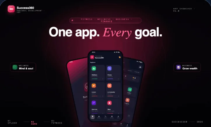 Success360 mobile app screens